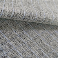 96%polyester 4%viscose light grey checks leisure wears fabric for spring