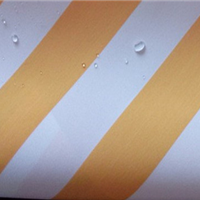 100% polyester yellow and white stripes sunbrella fabric