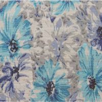 lady chiffon floral printed dress fabric