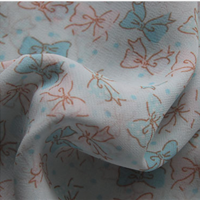 100% polyester printed chiffon fabric