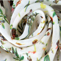 High quality polyester printed silk chiffon fabric for dress