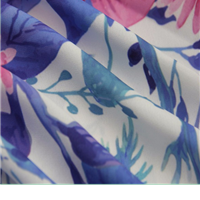 moss crepe fabric digital printing