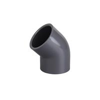 PIPE FITTINGS 45°ELBOW UPVC