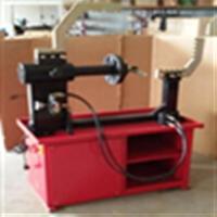 Alloy wheel rim straightening machine