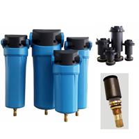 The cyclone water separator is a dry gas-solid separation device