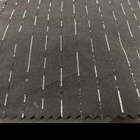 Weft elastic vertical strip reflective yarn