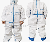 Disposable PP Non-Woven Isolation Gown Protective Clothes Tyvek Coveralls