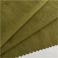 100% Nylon Pearly Coated Winter Jacket Fabric for Down Jacket Garments